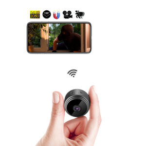 Mini Kamera, HD 1080P WiFi Mini Überwachungskamera Micro Akku mit Infrarot Nachtsicht, Bewegungserkennung und 128GB  Kabellose Verbindung