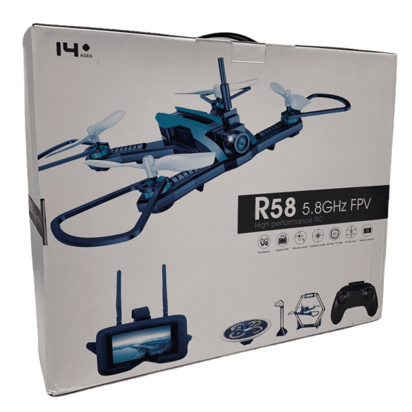 Mini Drohne mit 5.8ghz FPV Brille und Parcours-Set