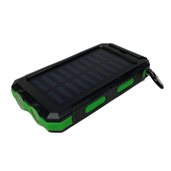 20000 mAh - Powerbank mit Solar (grün)